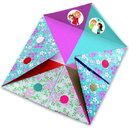 Djeco origami vogelspel pastel DJ08773