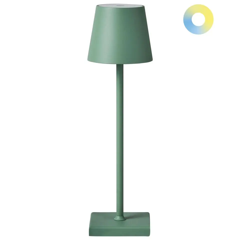 BACEIRO - Tafellamp - Groen - Aluminium