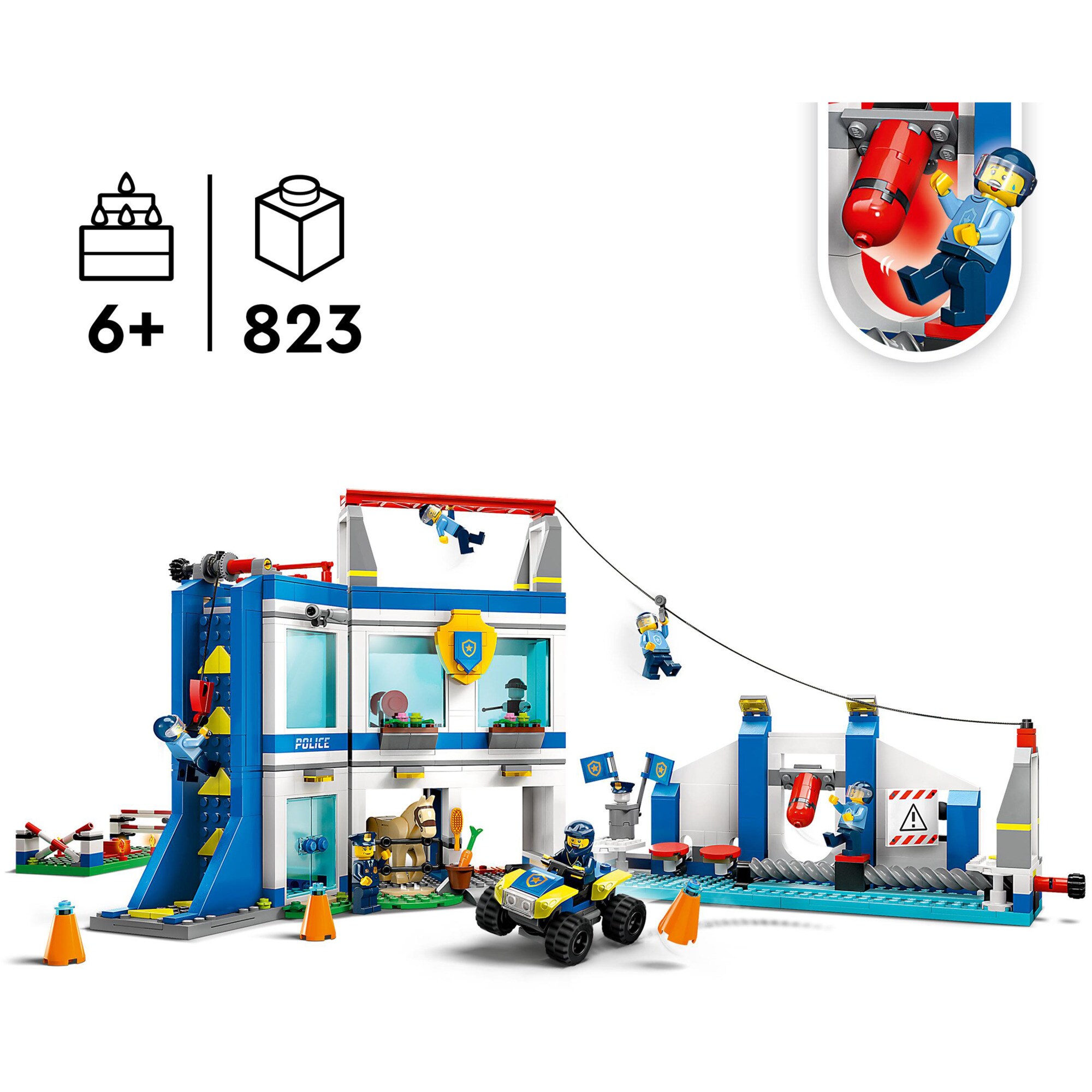 LEGO Konstruktionsspielzeug City Polizeischule