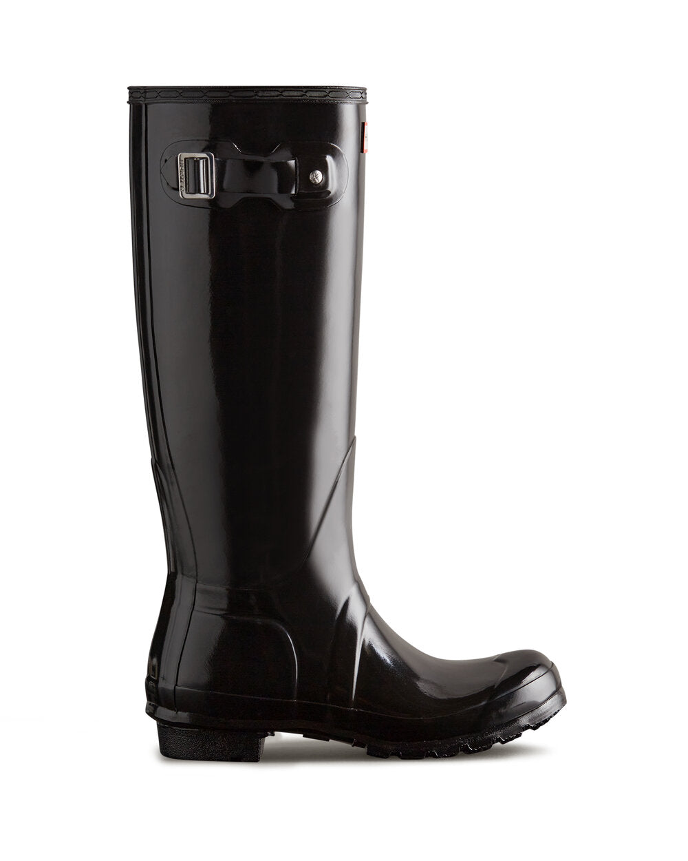 Hunter  Original Tall Gloss gummistøvler - sort