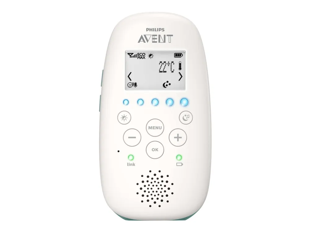Philips AVENT SCD731 - Baby overvågningssystem - trådløs (DECT) LCD-monitor