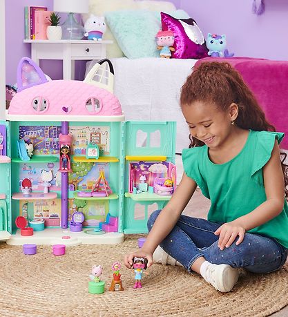 Gabby's Dollhouse S?t - 6 Dele - Pack-Flower Garden