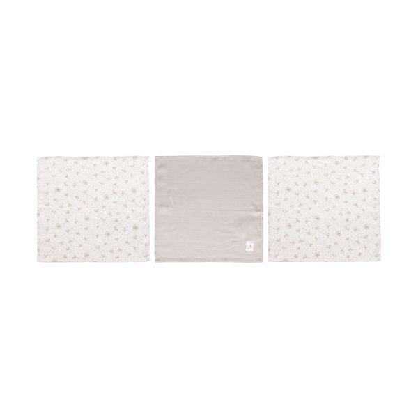 Bebe-Jou Fabulous Hydrofiel Monddoek Wish Grey 3 Stuks