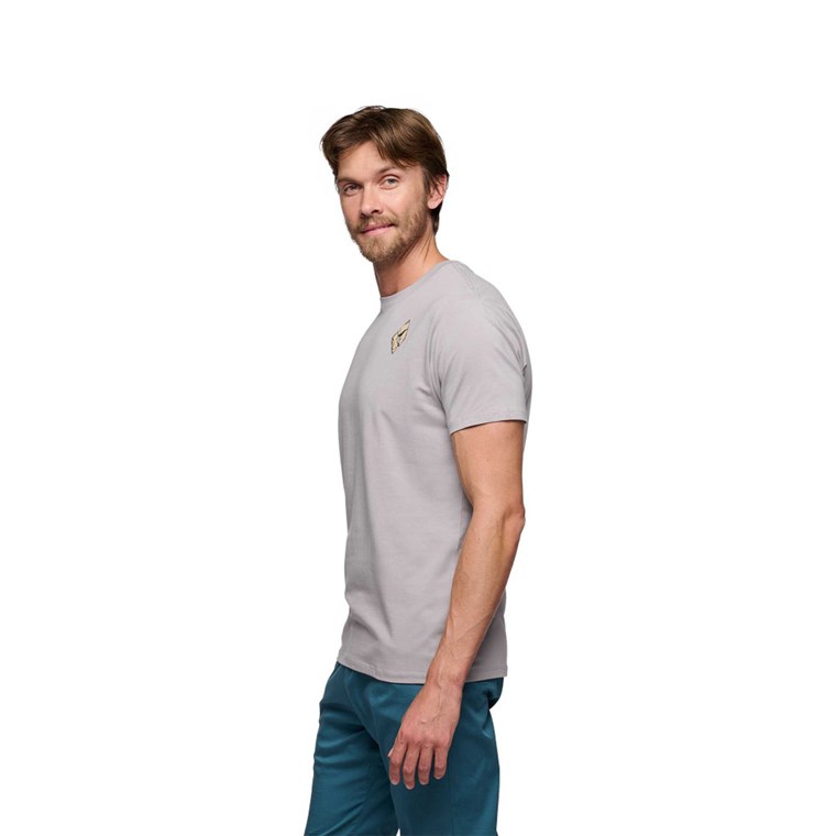 Black Diamond M Mono Pocket Ss Tee Pewter