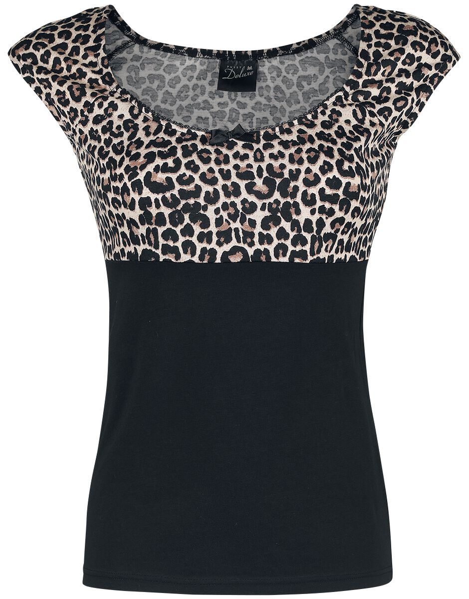 T-Shirt Léopard Evie | Pussy Deluxe T-Shirt Manches courtes
