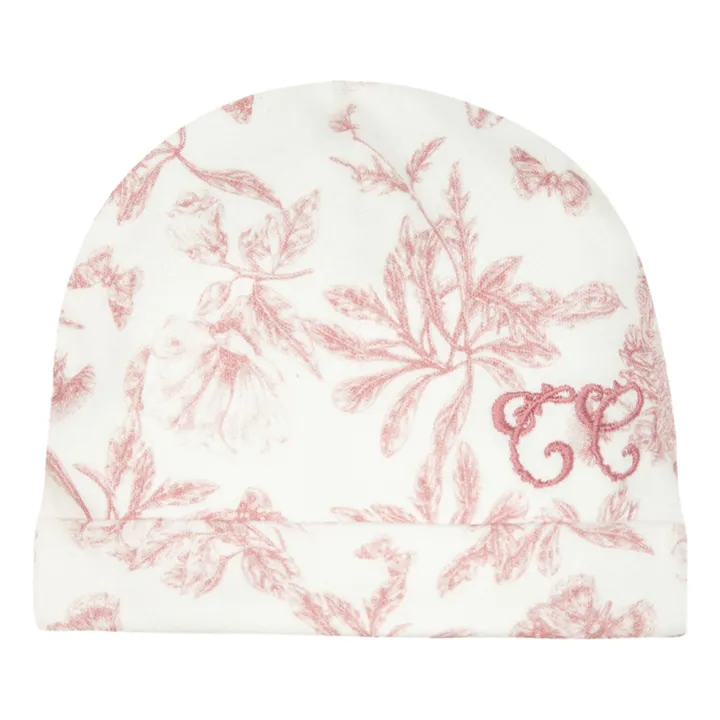 Tartine et Chocolat Bonnet Toile de Jouy | Rose pêche