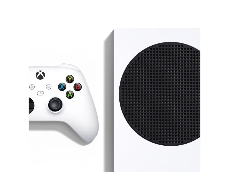Microsoft® Xbox Series S | Spillekonsol - 1440p@60fps / 1080p@120fps - 512GB SSD NVme - Wi-Fi/LAN - HDMI® 2.1 - Hvid | Inkl. 1 x Xbox trådløs controller (Hvid)