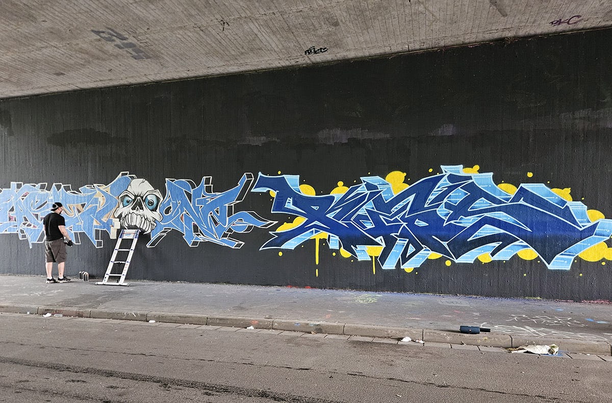 Graffiti Workshop Wiesbaden-Biebrich für 2