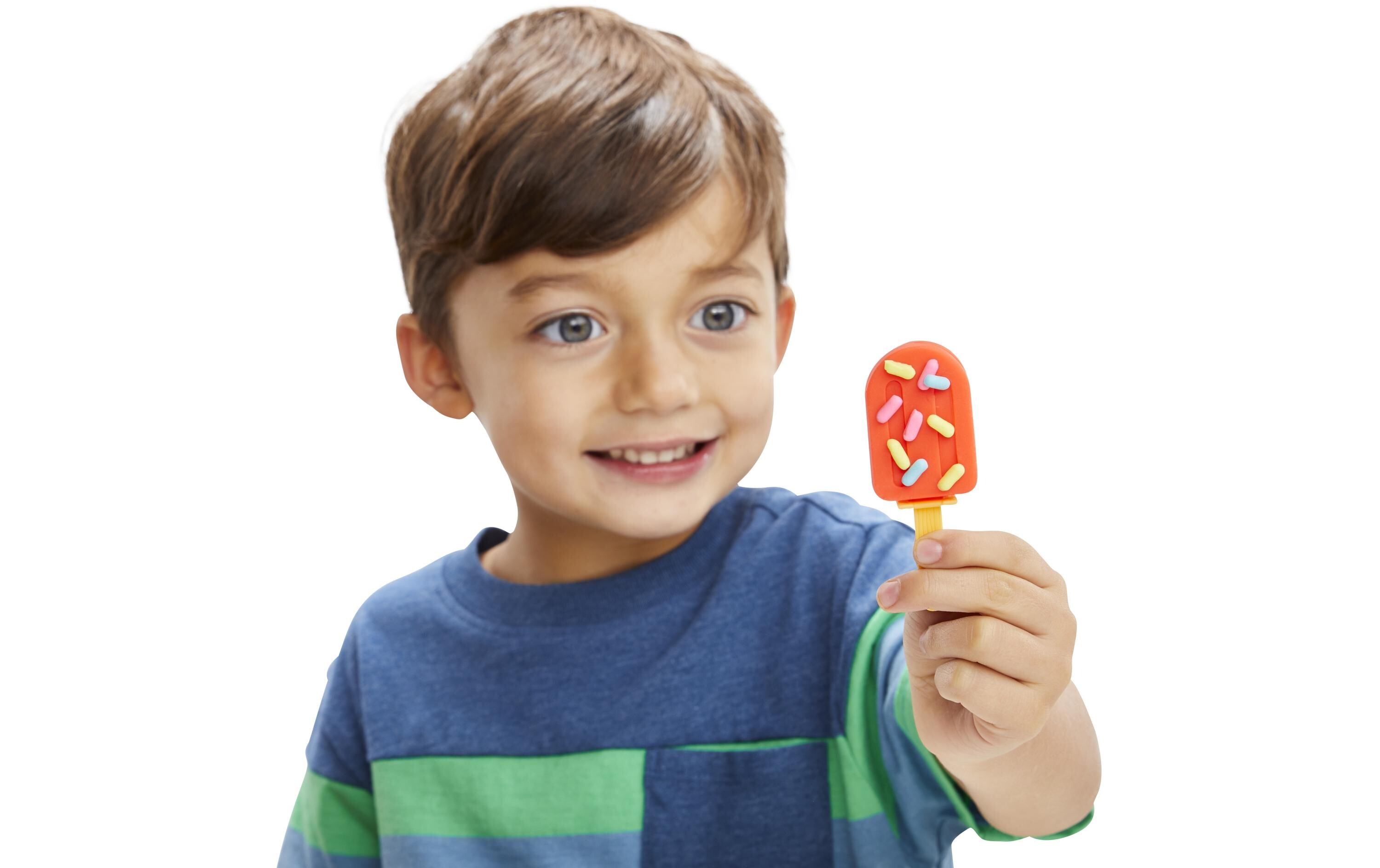 Knetspielzeug Peppa`s Ice Cream PlaysetPeppas Eiscreme-Spielset mit 5 Knetdosen