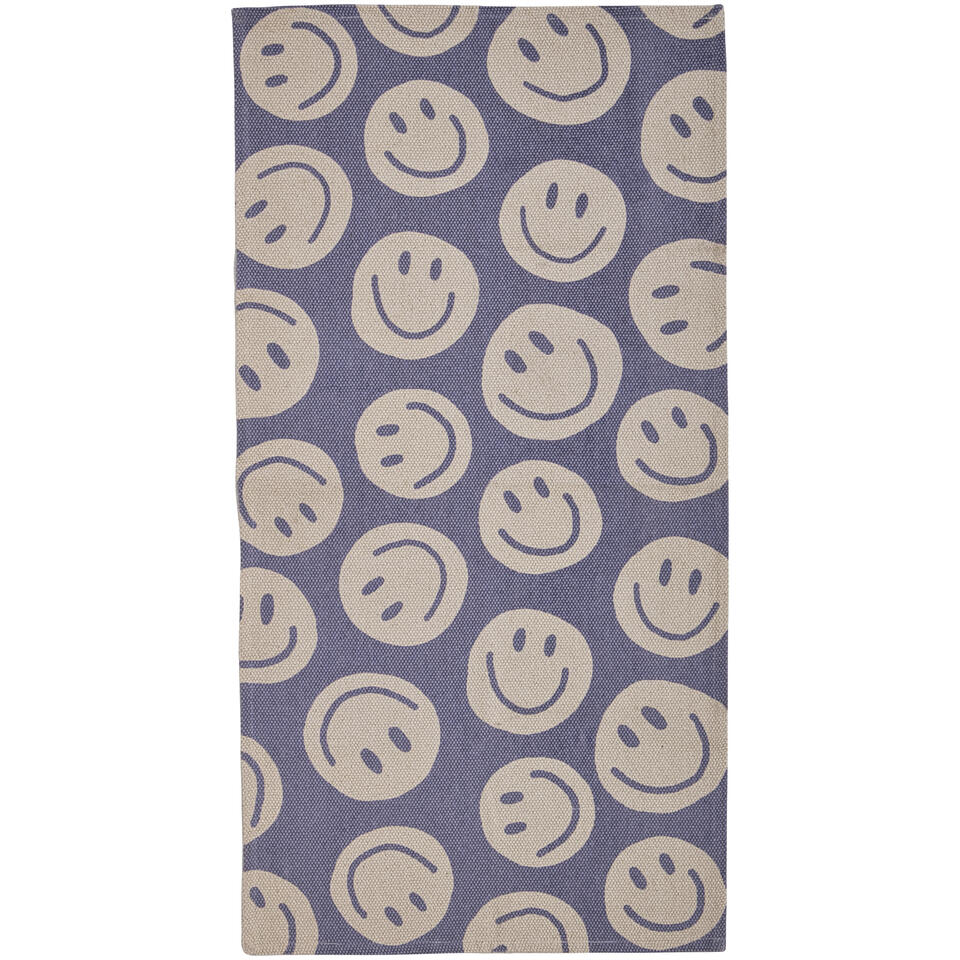 Vloerkleed Smiley Lila