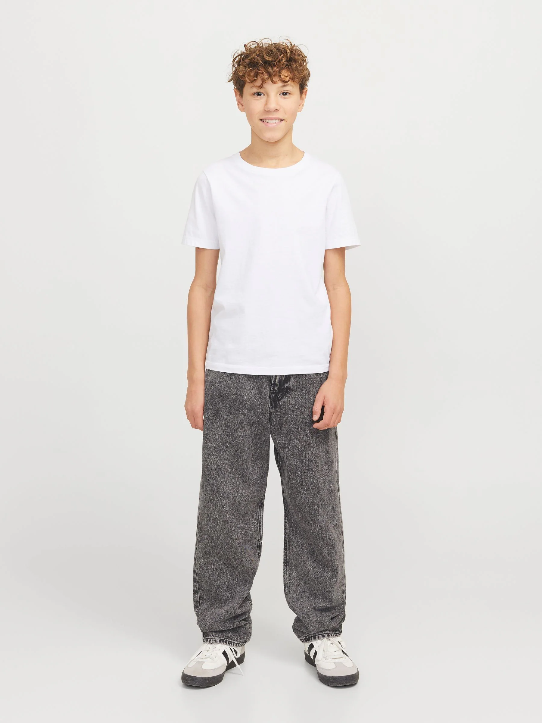 Grijs - JACK & JONES Junior Chris Relaxed Fit Jeans