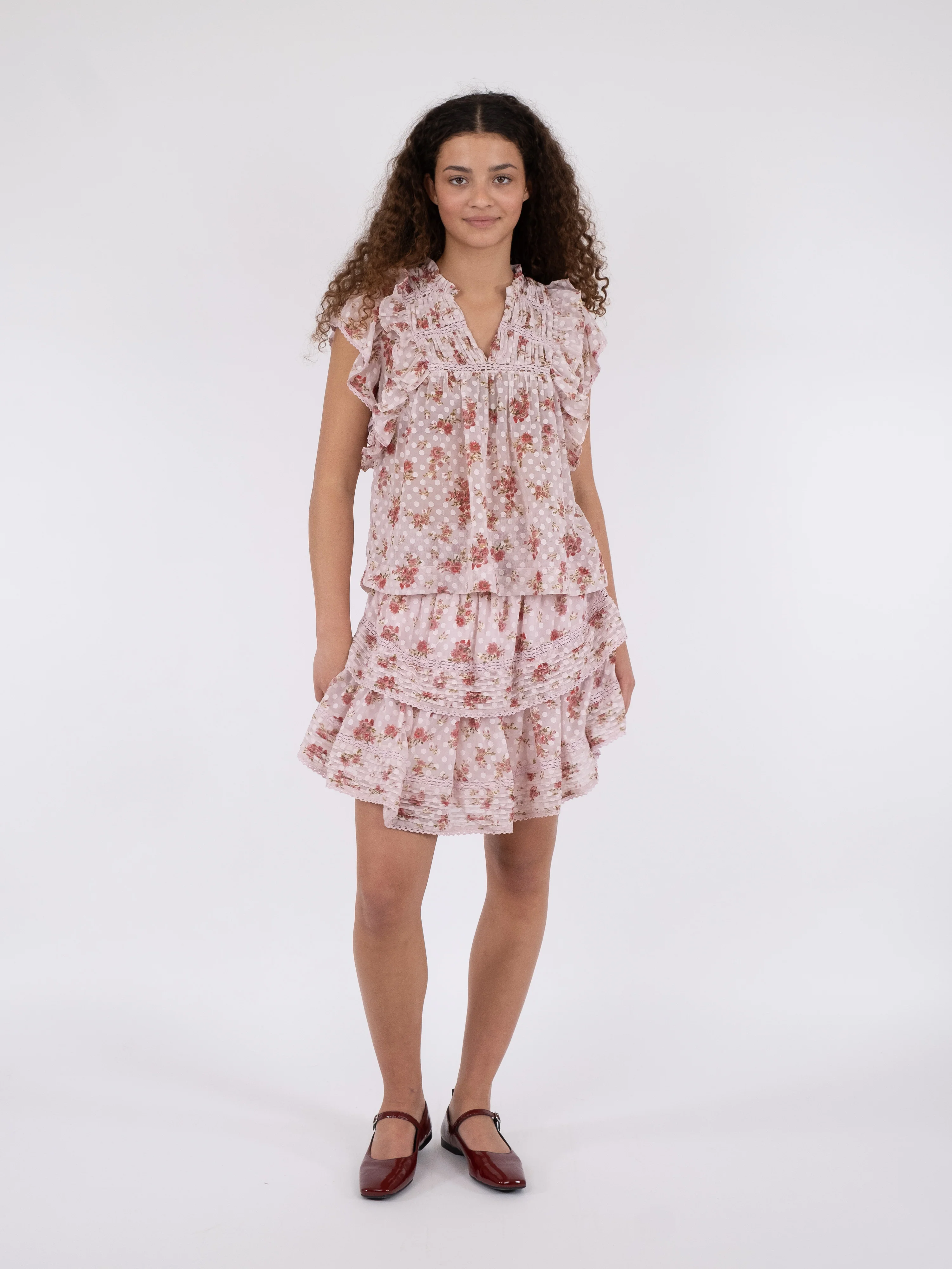 Neo Noir  Jayla Dreamy Rose top - rosa