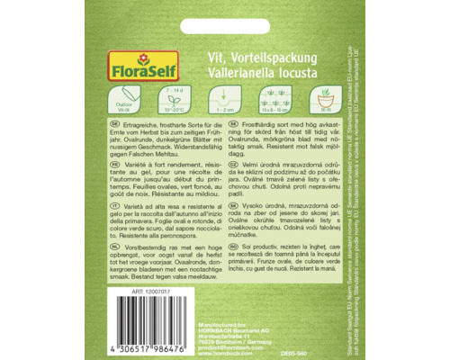 Veldsla Vit FloraZelfbestuivende zaden Slazaad Voordeelverpakking