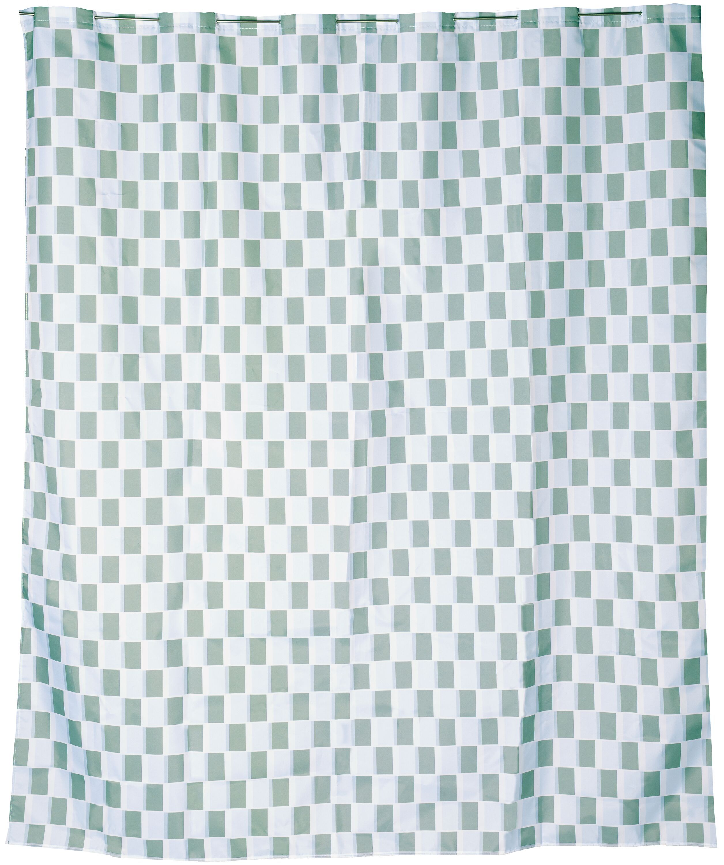 HOMEWORKS Duschvorhang - Blau / B: 180.0 cm x H: 200.0 cm
