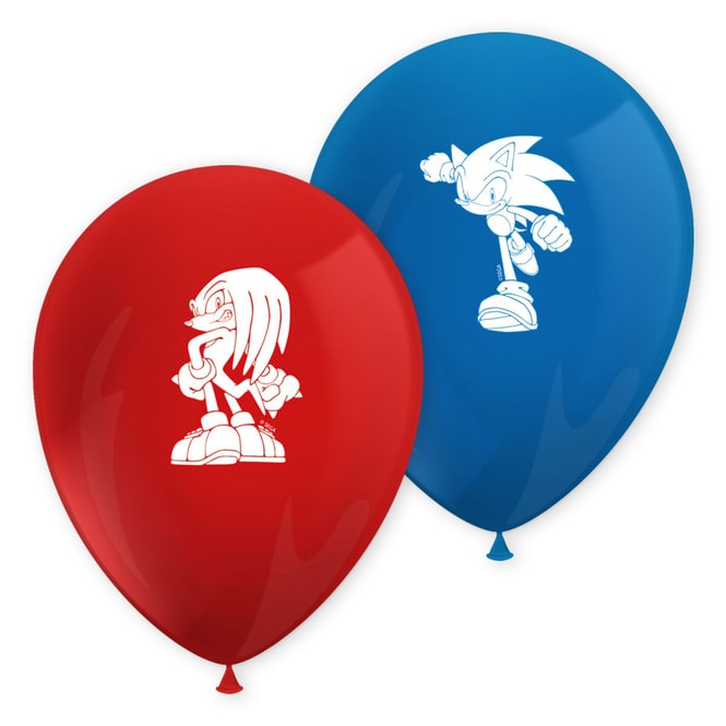 Sonic Speed - Luftballons - 8 Stück