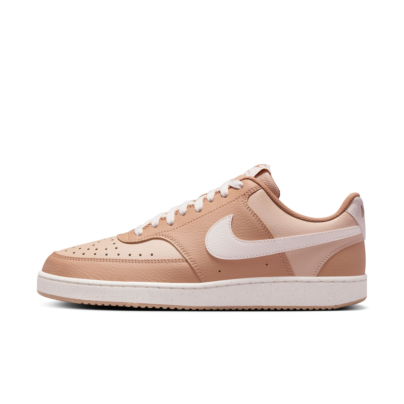 Nike Court Vision Low Sneakers Bruin Lichtbruin Wit