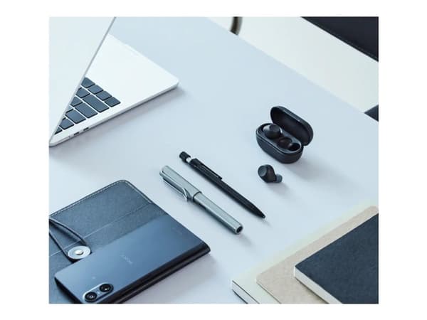 Sony WF-C710N - True wireless-hodetelefoner med mikrofon - i øret - Bluetooth - aktiv støydemping - svart