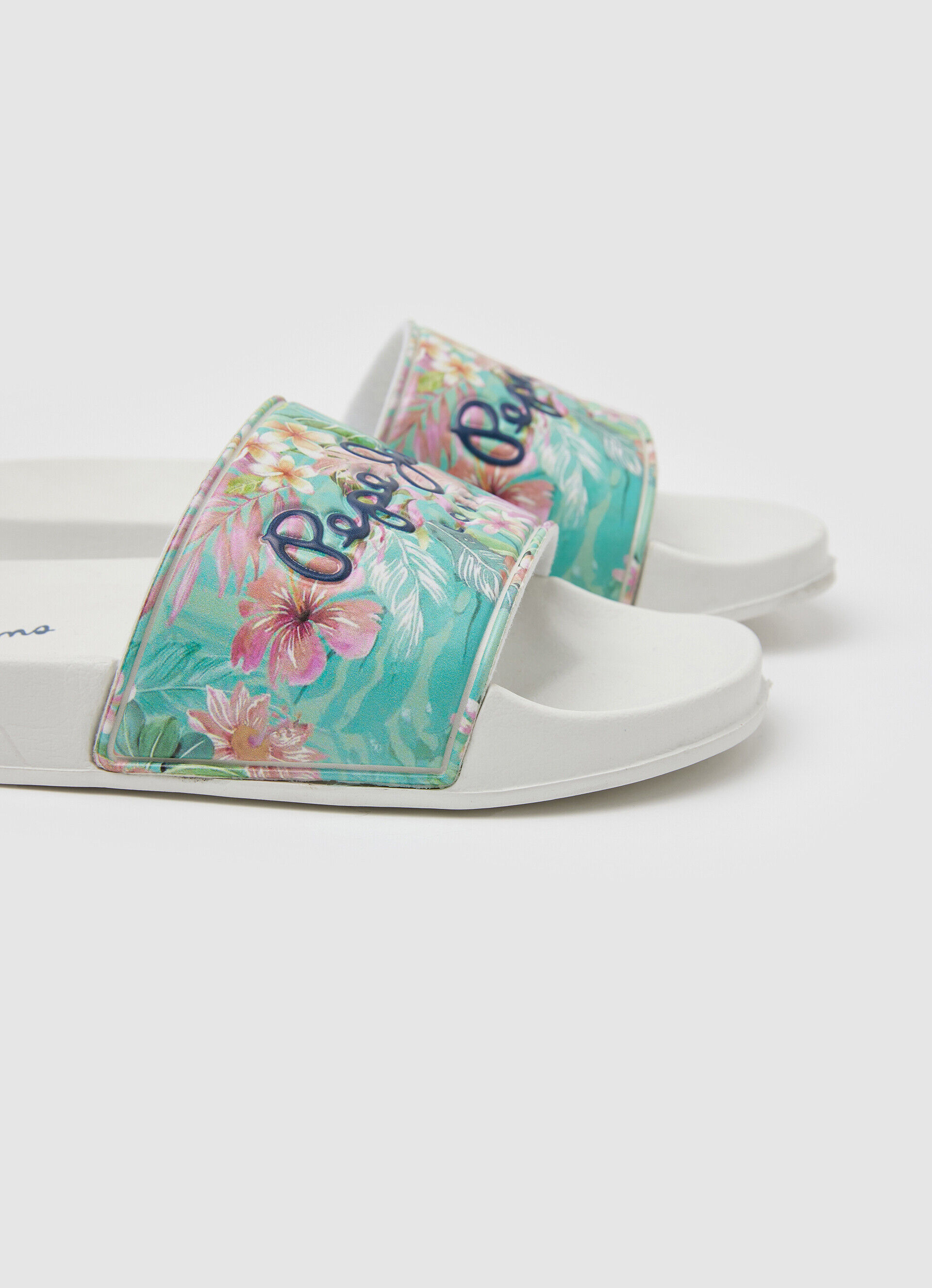 Chinelo de praia Martina Slider - branco