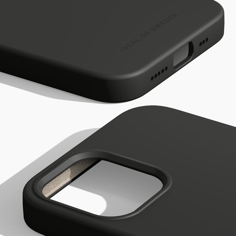 iPhone 12 / iPhone 12 Pro Silikon Hülle Case Recycled (IDSICSI23-I2061-01) - Schwarz