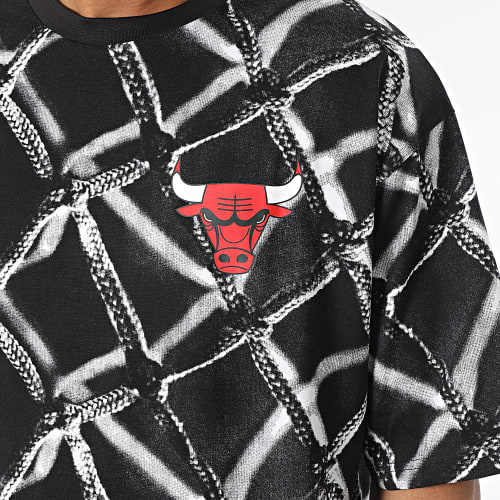 Tee Shirt NBA AOP Chicago Bulls 60357095 Noir