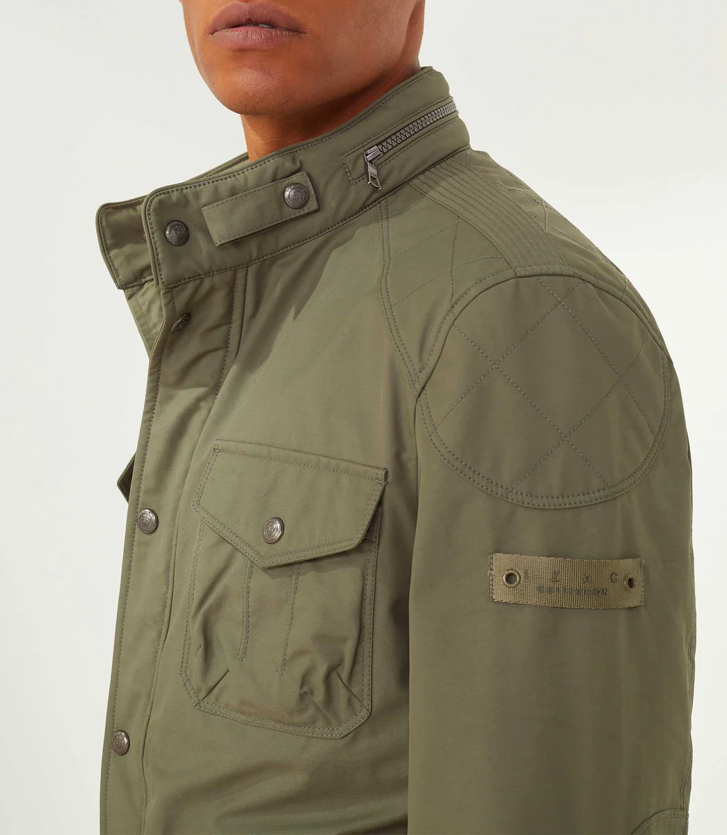 Parka multipoches kaki 