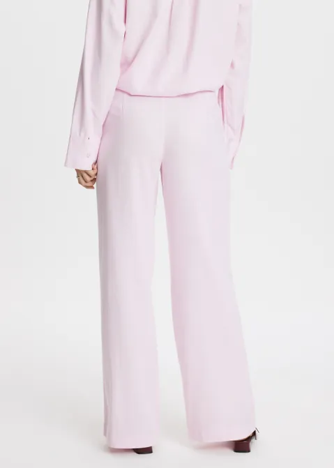 Linnen broek roze (ROS.L)