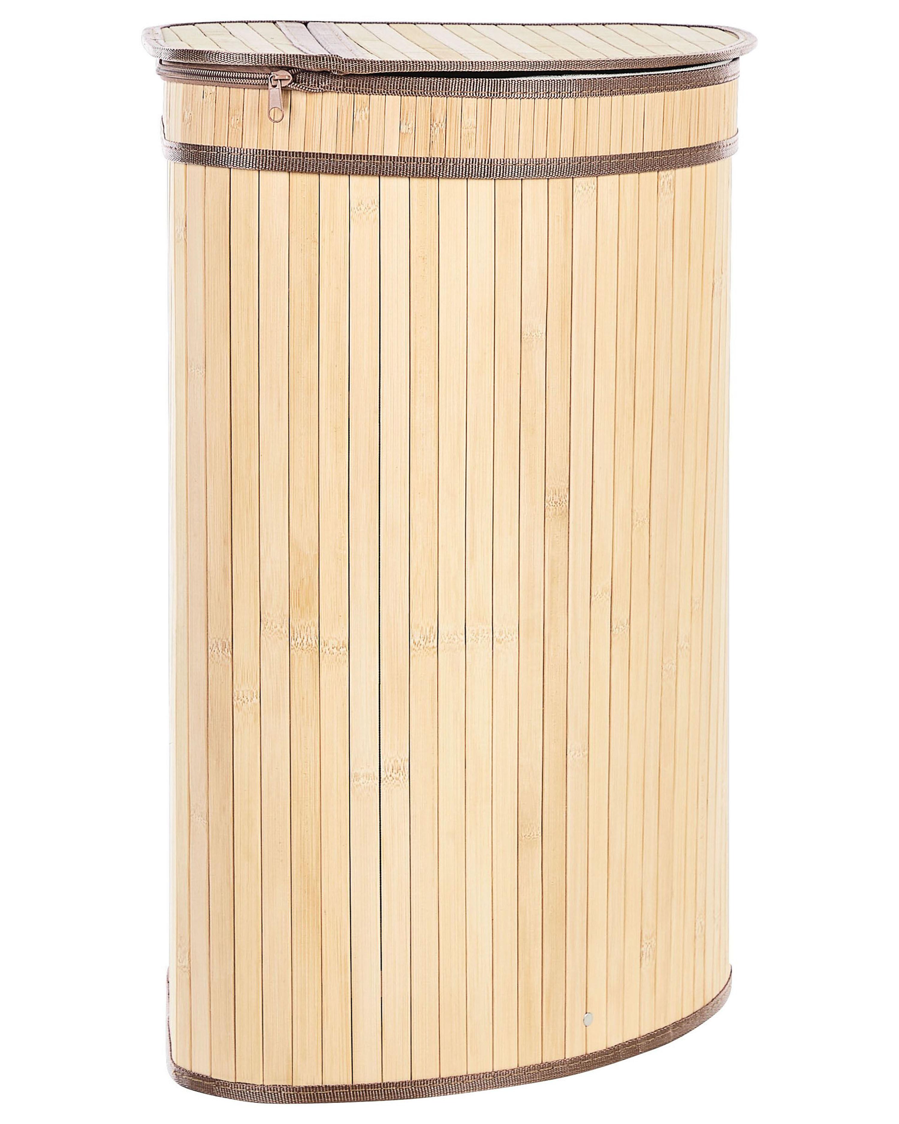 Mand BADULLA Bamboehout Lichtbruin 57 L