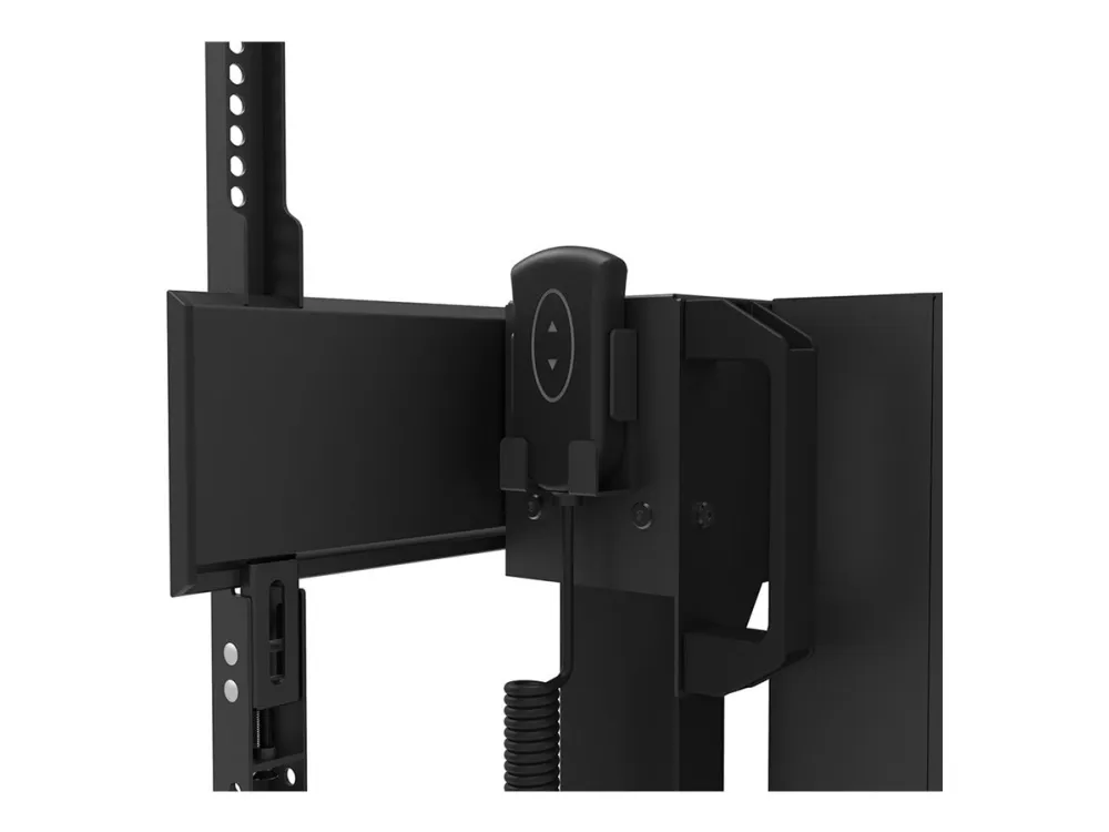 Neomounts FL55-875BL1 - Vogn med hjul - motoriseret - for LCD display - låsbar - stål - sort - skærmstørrelse: 55