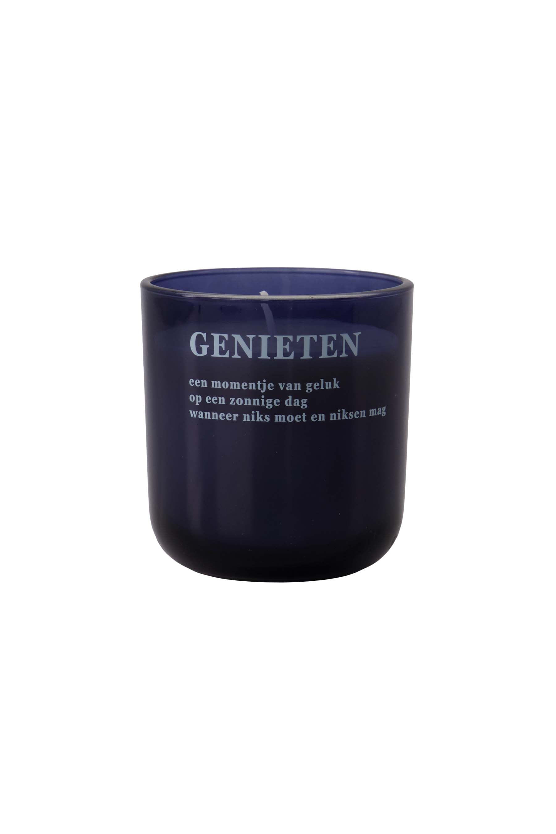 geurkaars glas genieten