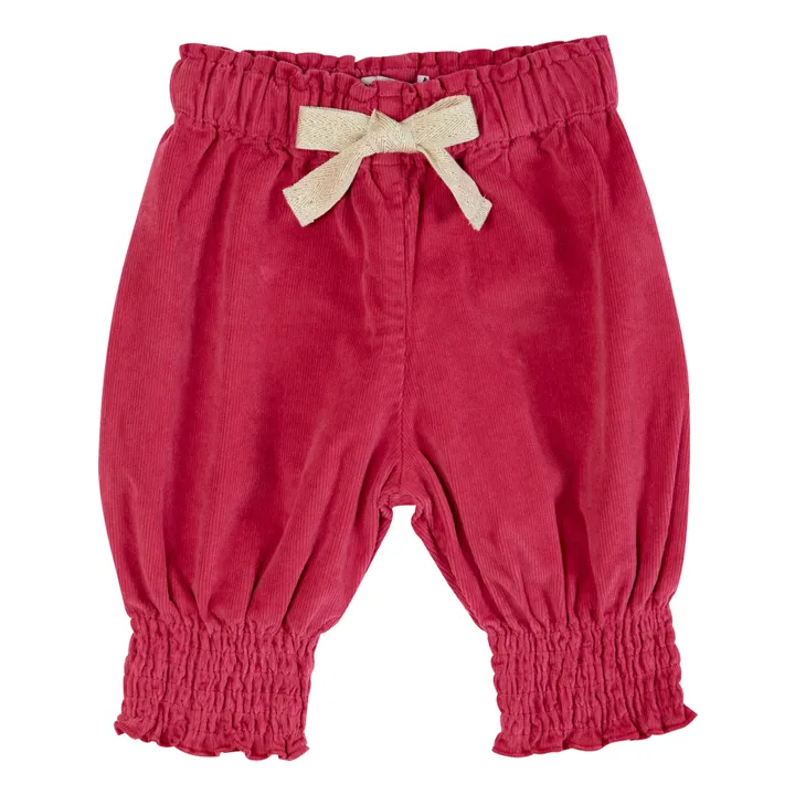 Emile et Ida Sarouel Velours Milleraies | Rose fuschia