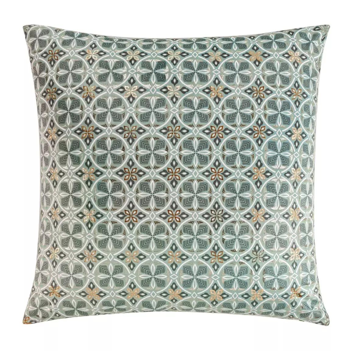 Housse de coussin carrée velours (60 cm) Joan Vert kaki