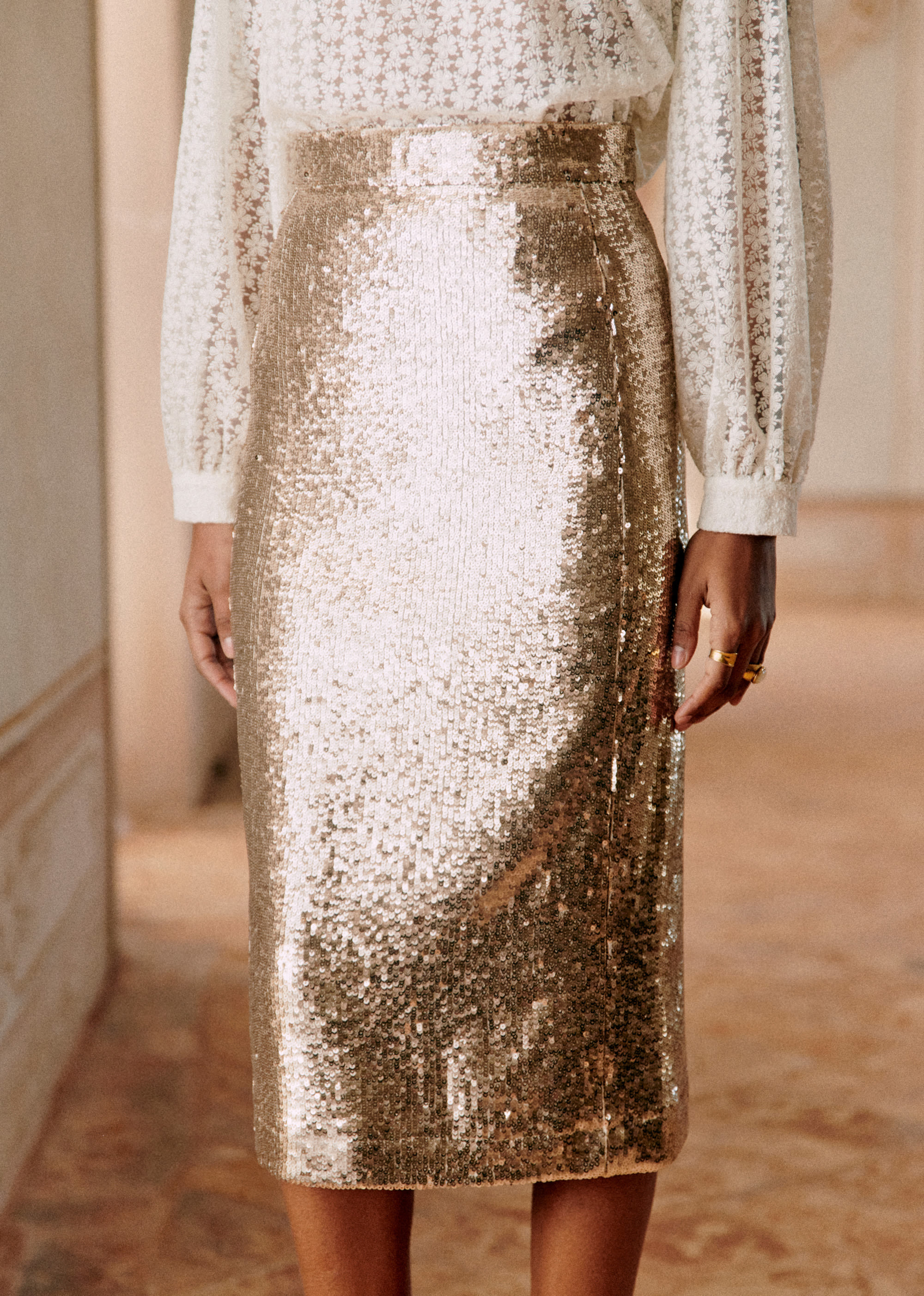 Jupe Maja - Champagne - E-SHOP/JUPES & SHORTS 5905627