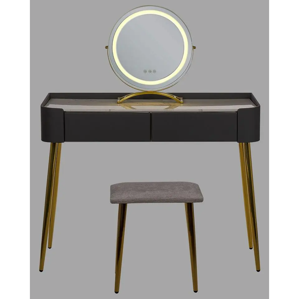 SURIN - Kaptafel - Grijs - MDF