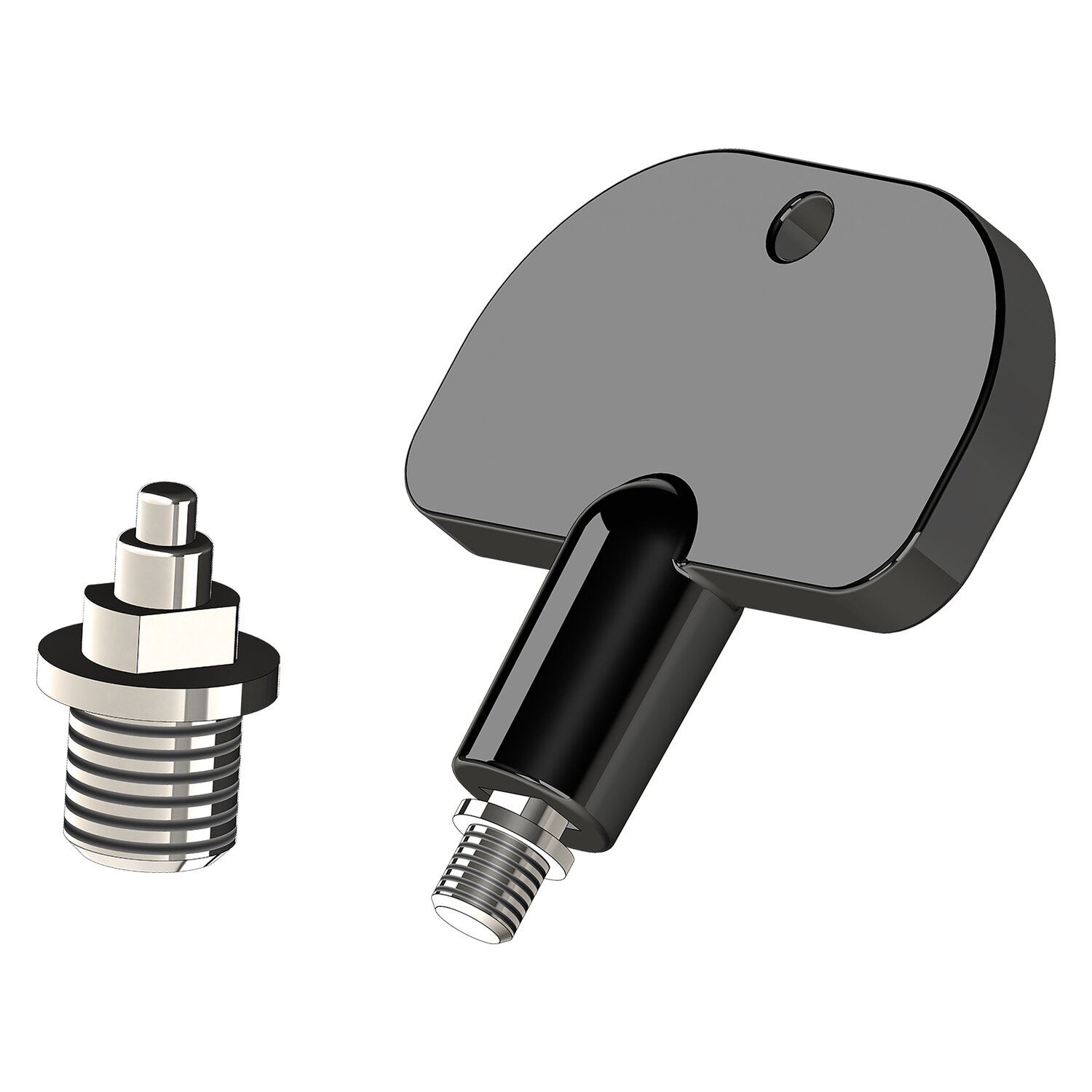 SPRENGER Spikes mit Schlüssel  - silber