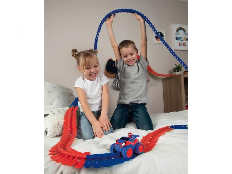 Smoby FleXtreme Spidey: Rennbahn-Set Strecken-Set mit Fahrzeug