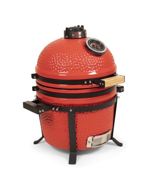 Patton Premium Kamado 15 Inch Table Red Devil - Barbecue - Ø 34 cm Rood