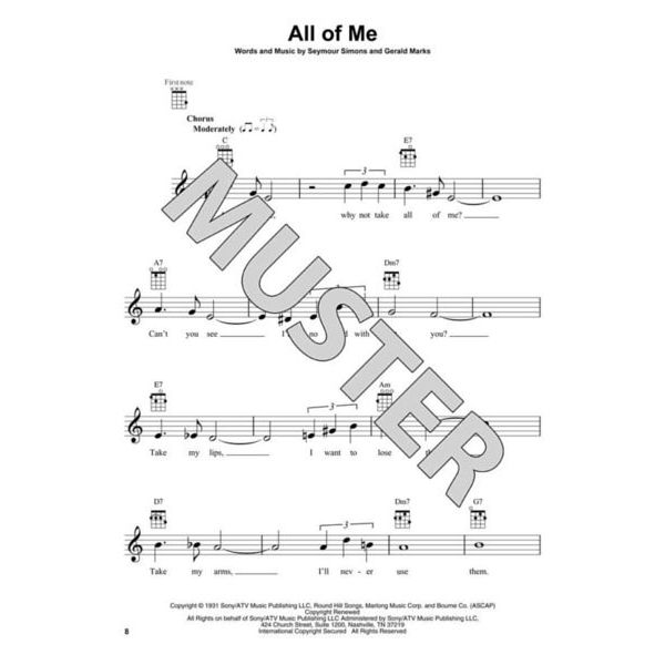 Hal Leonard Jazz Standards for Ukulele