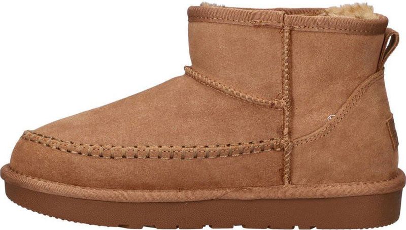 Nelson - Gevoerde Boots - Suède - Dames - Rubberen Loopzool