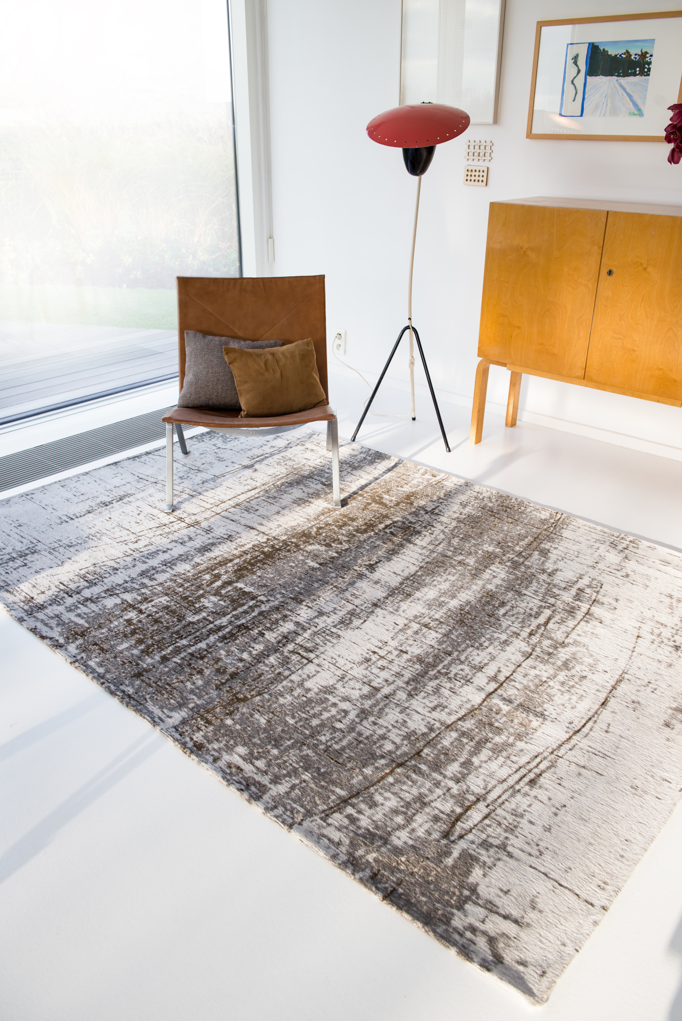 Ecorugs vloerkleed Griff beige ∅ 240 cm