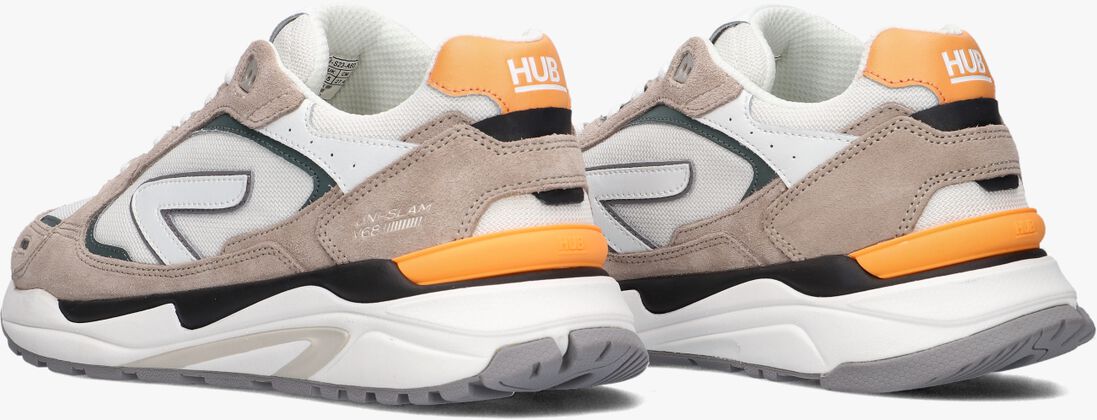 HUB witte hub lage sneakers slam-m