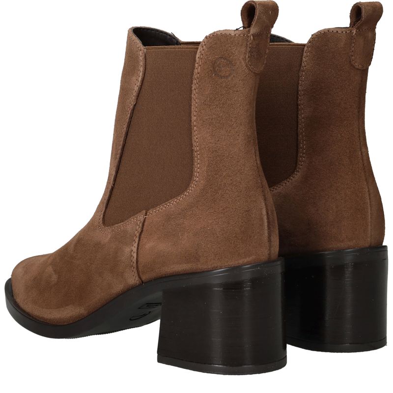 Tamaris Enkellaarsjes Cognac Dames