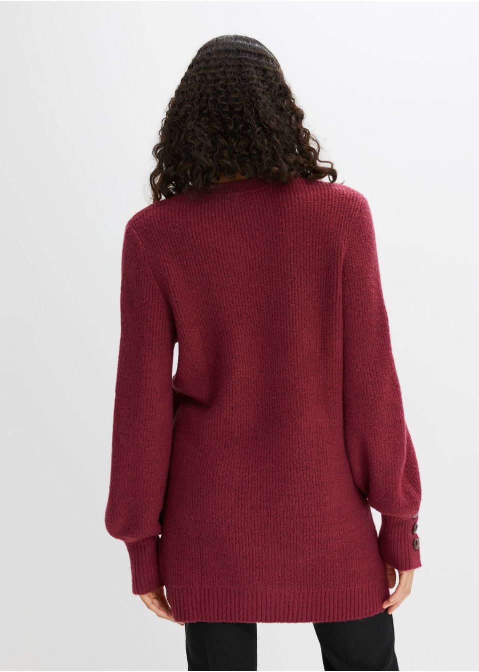 Pull long à boutons