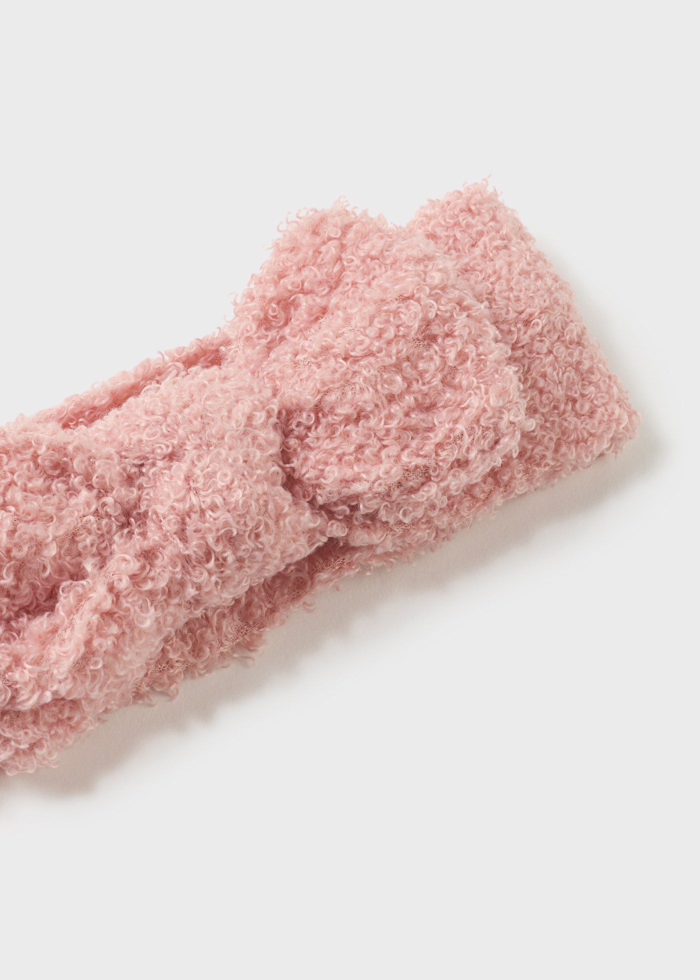 Faixa de cabelo elástica de tecido atoalhado para bebê