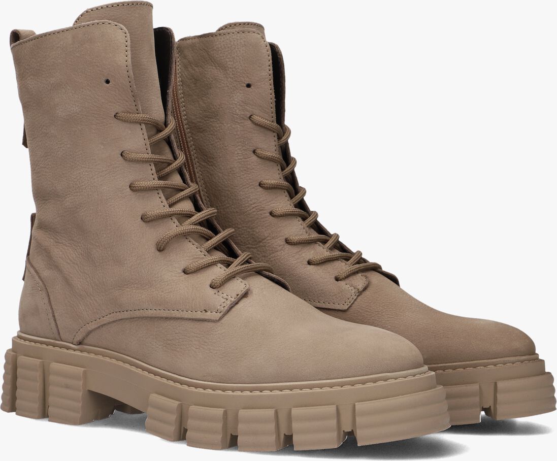taupe lina locchi enkellaarsjes l1196