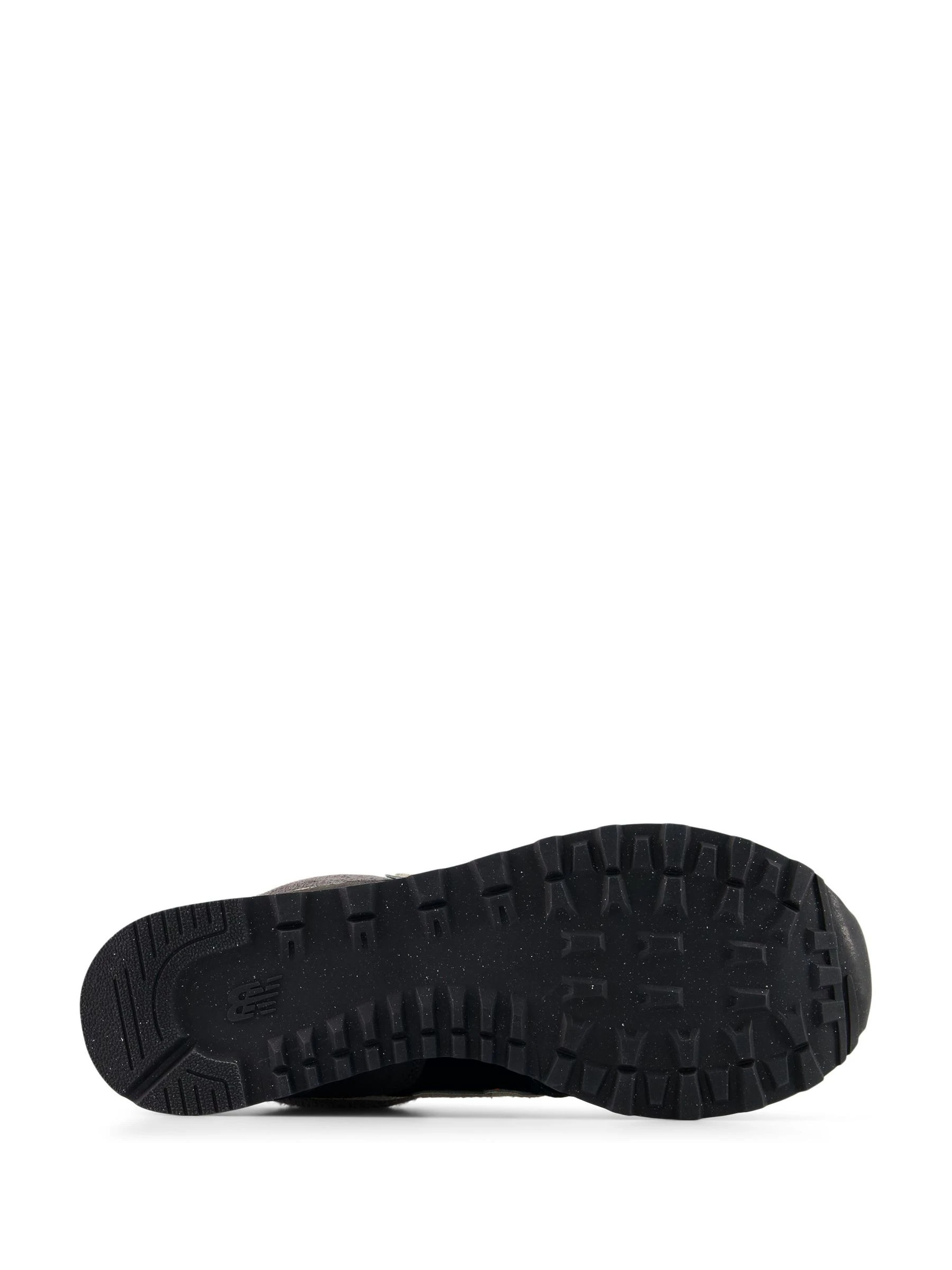 Zwart/grijs - New Balance 574 herenslippers