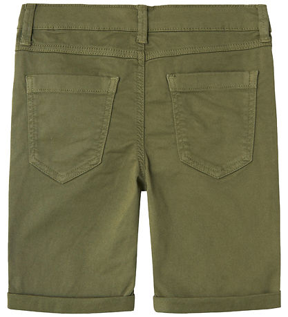 Name It Shorts - NkmSilas Isak - Deep Lichen Green