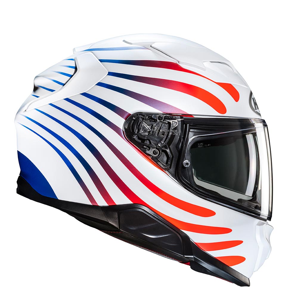 HJC - Casque F71 Zen MC21SF / Blanc / Multicolore / Mat
