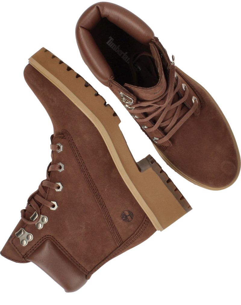 Timberland Carnaby Cool Mid Lace Up Veterboots Bruin Dames