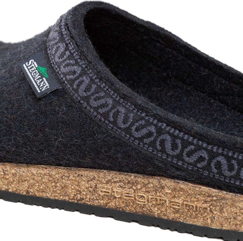 Stegmann - Filz - Clogs - Grijs - Merinowol