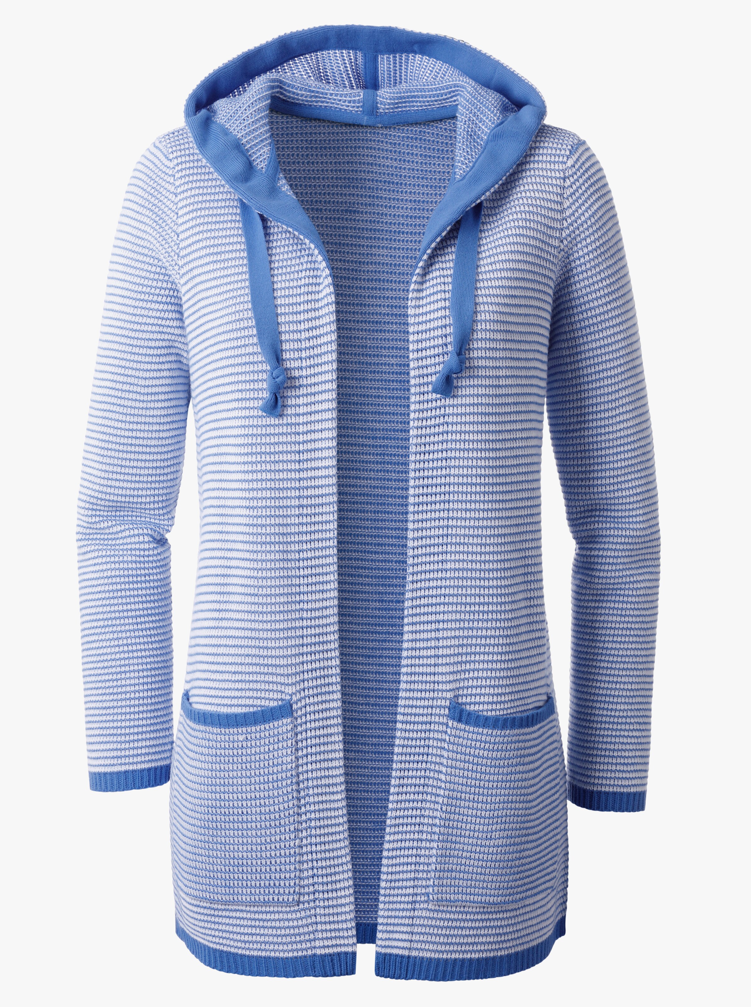 Kapuzenstrickjacke